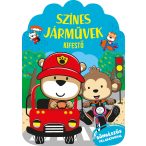 Színes járművek kifestő