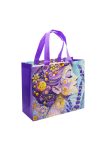 Lila nő közepes - bevásárlótáska 35*30 cm