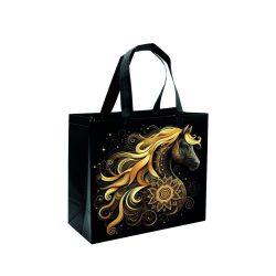 Arany ló Közepes - bevásárlótáska 35*30 cm