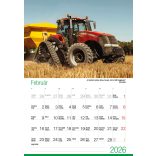 2026 Naptár: Traktorok