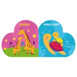 Bébik - fürdőskönyv (szív alakú) 