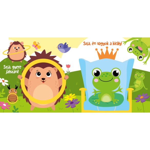 Szia, Baba - fürdőkönyv (kukucskáló ablakokkal)