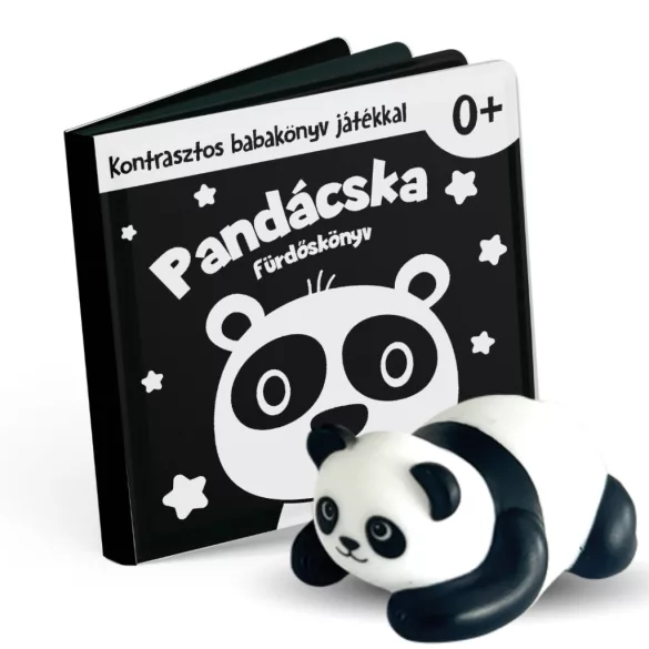 Pandácska - kontrasztos fürdőskönyv játékkal 0+