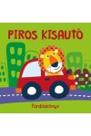 Piros kisautó -  fürdőskönyv játékkal 