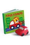 Piros kisautó -  fürdőskönyv játékkal 