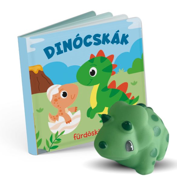 Dinócskák - fürdőskönyv játékkal