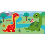 Dinócskák - fürdőskönyv játékkal