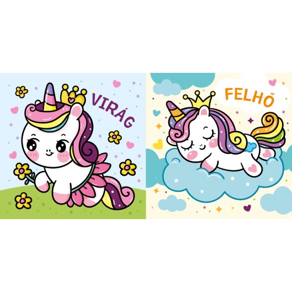 Pici unikornis kedvencei - fürdőskönyv játékkal