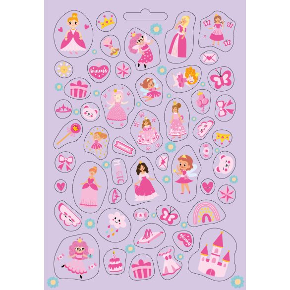 Hercegnők - 300 csillámló matricával