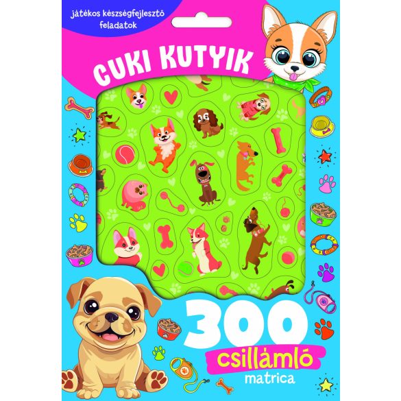 Cuki kutyik - 300 csillámló matricával