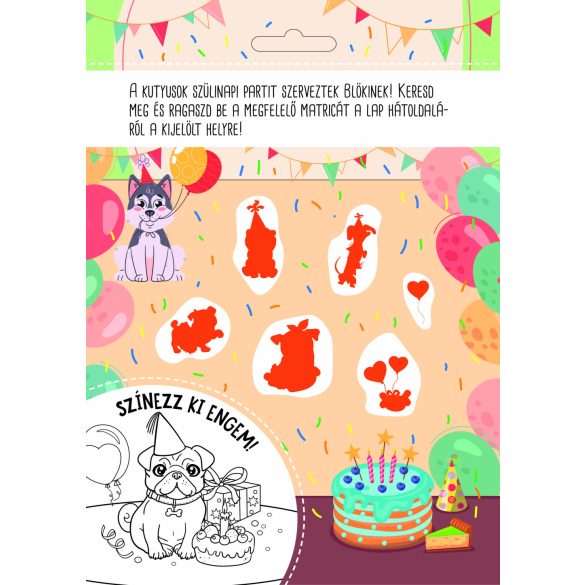 Cuki kutyik - 300 csillámló matricával