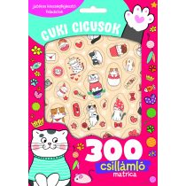 Cuki cicusok - 300 csillámló matricával