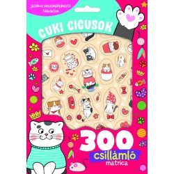Cuki cicusok - 300 csillámló matricával