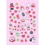 Cuki cicusok - 300 csillámló matricával