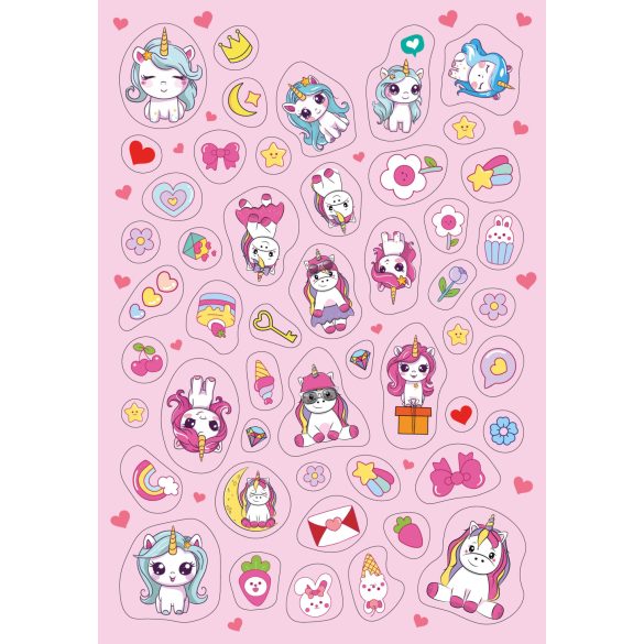 Unikornis - 300 hologramos matricával