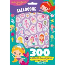   Sellőcske - 300 csillámló, hologramos és ragyogó matricával