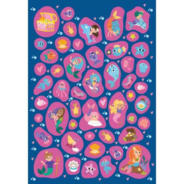 Sellőcske - 300 csillámló, hologramos és ragyogó matricával