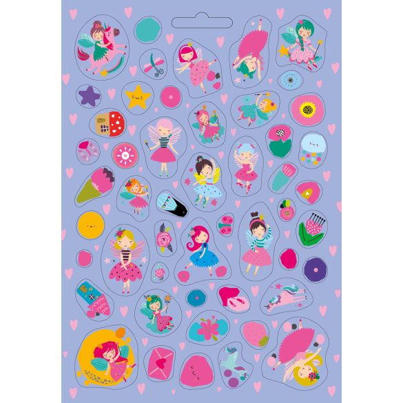 Tündérkék - 300 csillámló, hologramos, és ragyogó matricával