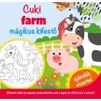 Cuki farm - mágikus kifestő - ajándék ecsettel