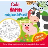 Cuki farm - mágikus kifestő - ajándék ecsettel