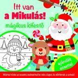 Itt van a Mikulás - mágikus kifestő - ajándék ecsettel