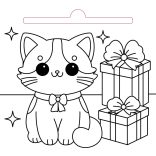 Itt van a Mikulás - mágikus kifestő - ajándék ecsettel