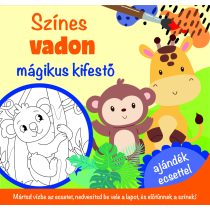 Színes vadon - mágikus kifestő - ajándék ecsettel