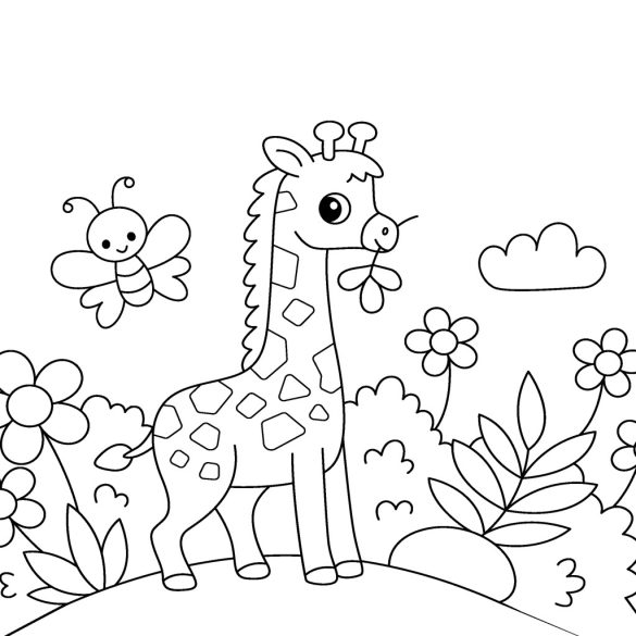 Színes vadon - mágikus kifestő - ajándék ecsettel