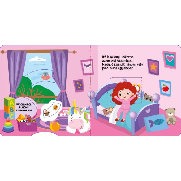 Gyere, játsszunk Unikornis! Izgő-mozgó könyvecske