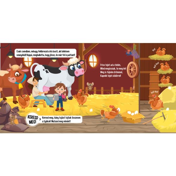 Fedezd fel a farmot! Izgő-mozgó könyvecske