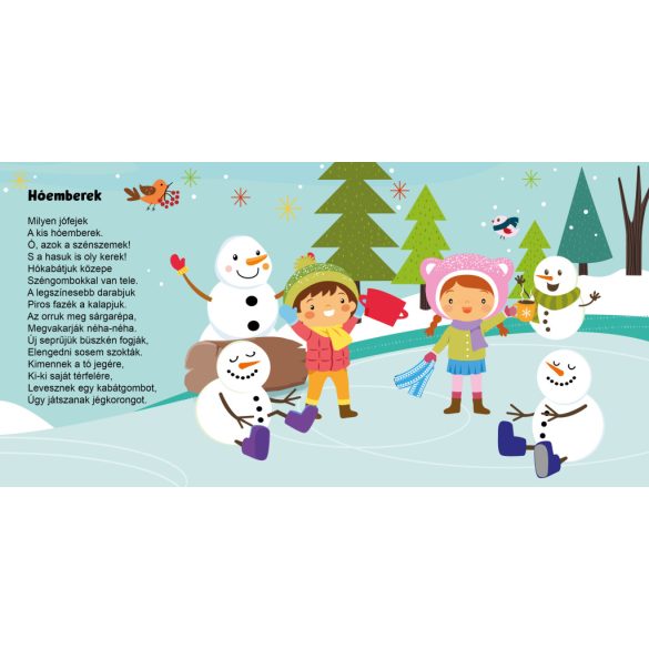 Hófehér karácsony (kihajtható ablakokkal)