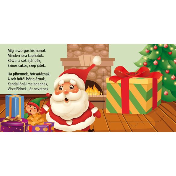 Télapó, Télapó - karácsonyi versike (kihajtható ablakokkal)