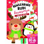 Rénszarvas Rudi karácsonya - matricás kifestő