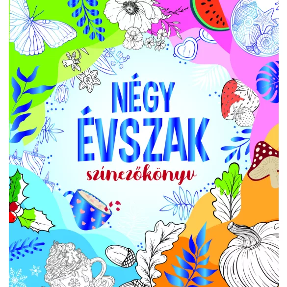 Négy évszak - színezőkönyv