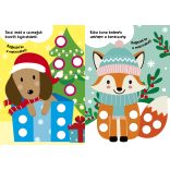 Színes karácsony 140 db matricával