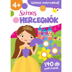 Színes hercegnők 140 db matricával