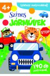 Színes járművek 140 db matricával 