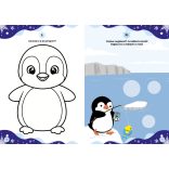 Karácsonyi pingvinek nagy matricával 3+ 