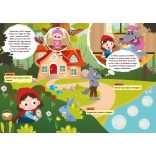 Piroska és a farkas nagy matricákkal 