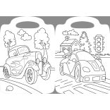 Pici kocsik - kifestő gyerekeknek 
