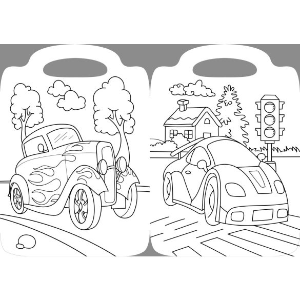 Pici kocsik - kifestő gyerekeknek 