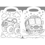 Pici kocsik - kifestő gyerekeknek 