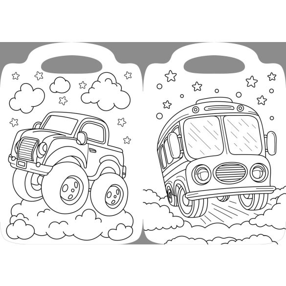 Pici kocsik - kifestő gyerekeknek 