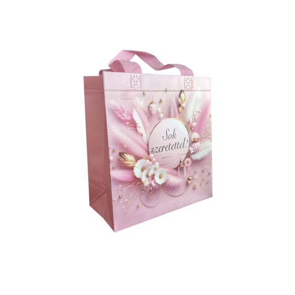 22x23,5x11 cm Sok szeretettel! kicsi - ajándéktáska