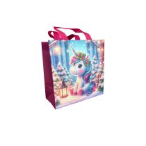 26x26x12 cm Karácsonyi unikornis kicsi - bevásárlótáska