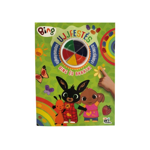 Bing és Barátai ujjfestés színezőkönyv