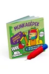 Munkagépek fürdőskönyv - színváltós, mágikus képekkel 