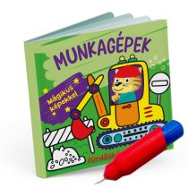   Munkagépek fürdőskönyv - színváltós, mágikus képekkel 