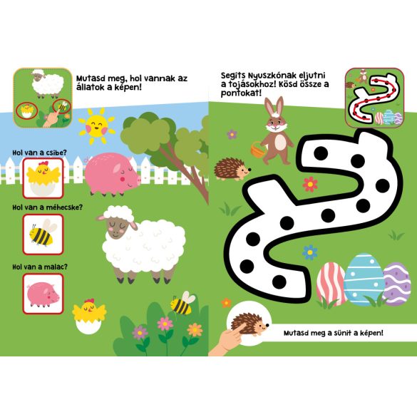 Húsvéti móka nagy matricákkal 