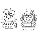 Kiscsibe húsvéti kifestője 